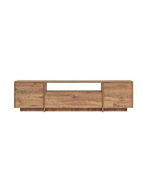 Meuble TV Alvar pin atlantique - 180×35×46 cm