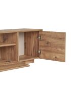 Meuble TV Alvar pin atlantique - 180×35×46 cm