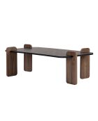Renard Lotus Couchtisch aus Nussbaumholz - 147×87×35 cm