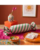 Coussin Sugar Candy vert/rose - 60x15 cm