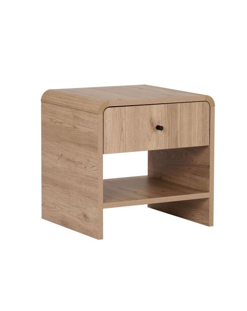 Comodino Parila rovere sepet - 45×40×45 cm