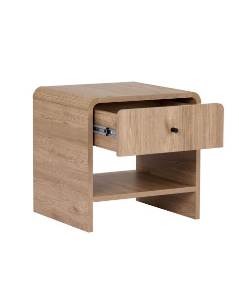 Comodino Parila rovere sepet - 45×40×45 cm
