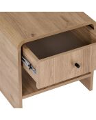 Mesita de noche Parila roble sepet - 45×40×45 cm