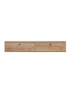 Meuble TV Ligne 160 chêne saphir - 160×25×25 cm