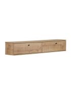 Meuble TV Ligne 160 chêne saphir - 160×25×25 cm