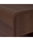 Comodino Parila Milan in noce - 45×40×45 cm