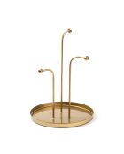 Accessorio decorativo Leros B in metallo dorato - D. 20,5 cm