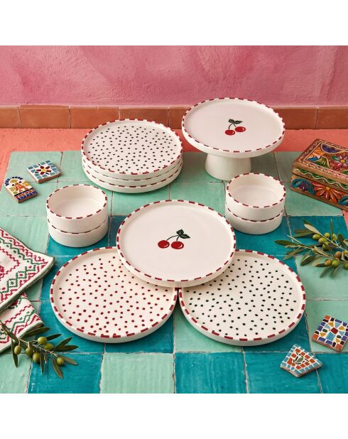 11 pièces petit-déjeuner Mch000777739 multicolores - 10,5x10,5x3,5 cm