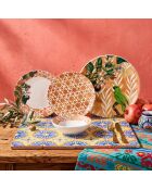 24 pièces Service de table Birdy orange