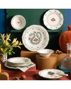 24 pièces Service de table Marcelin Fulya multicolores