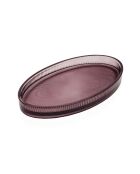 Plateau de salle de bain Sbn0114 violet - 26x15x3 cm