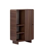 Armoire multifonctionnelle Torina noyer de milan - 70×34×110 cm
