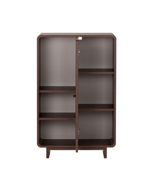 Armoire multifonctionnelle Torina noyer de milan - 70×34×110 cm