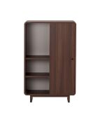 Armoire multifonctionnelle Torina noyer de milan - 70×34×110 cm