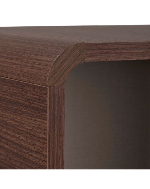 Armoire multifonctionnelle Torina noyer de milan - 70×34×110 cm