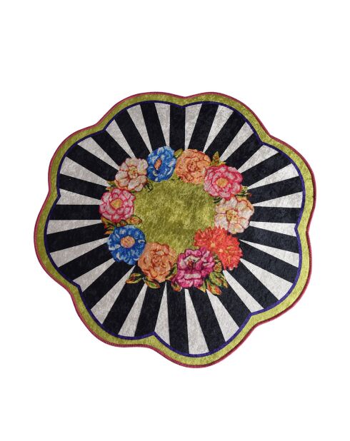 Mehrfarbiger Loan-Teppich - D. 100 cm
