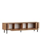 Meuble TV Nexus pin de l'atlantique noir - 180×30×45 cm