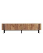 Meuble TV Nexus pin de l'atlantique noir - 180×30×45 cm