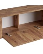 Meuble TV Nexus pin de l'atlantique noir - 180×30×45 cm