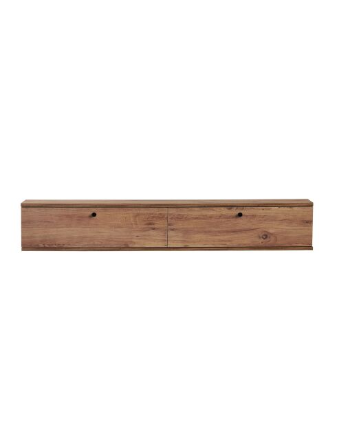 Meuble TV Ligne 160 pin atlantique - 160×25×25 cm