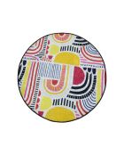 Tapis Période multicolore - 100x100 cm