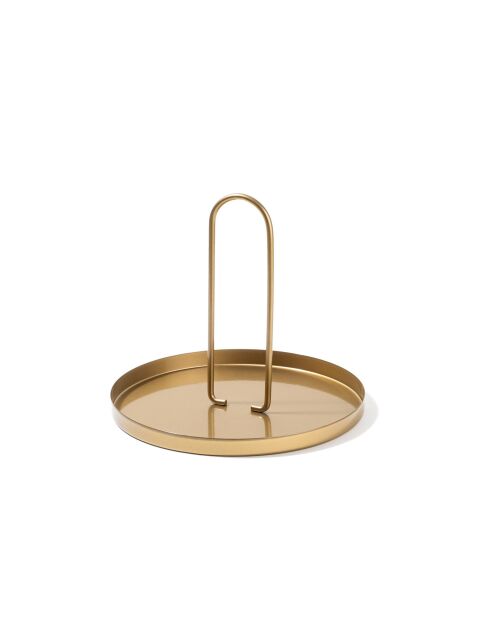 Accessorio decorativo Simi B in metallo dorato - 20,5 cm