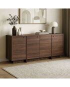 Console Varen noyer - 180×45×82 cm