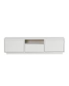 Meuble TV Sentinel blanc naturel - 160×30×42 cm