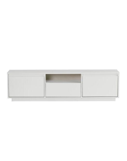 Meuble TV Sentinel blanc naturel - 160×30×42 cm