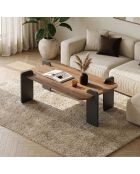 Tavolino Renard pino atlantico antracite - 147×87×35 cm