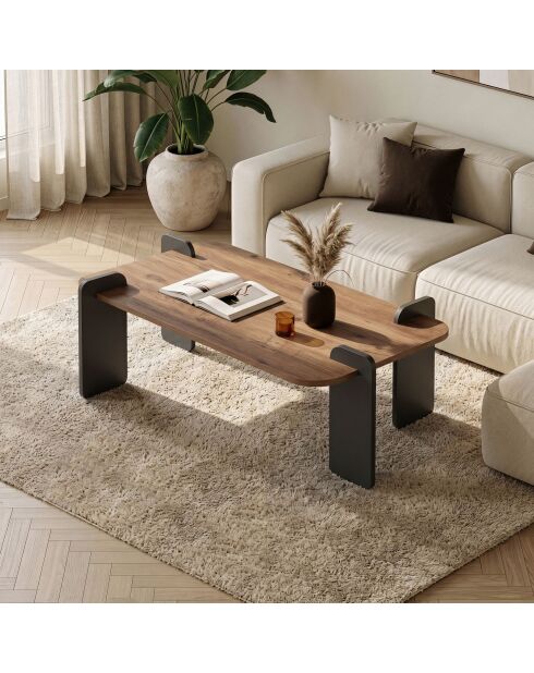 Renard Couchtisch Atlantic Pine Anthrazit - 147×87×35 cm