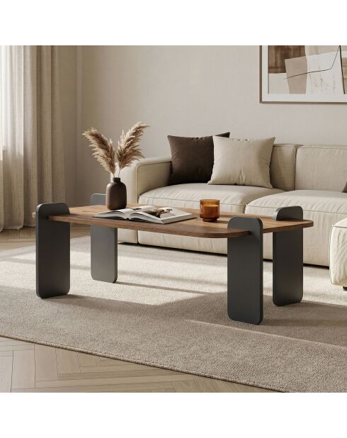 Renard Couchtisch Atlantic Pine Anthrazit - 147×87×35 cm