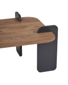 Tavolino Renard pino atlantico antracite - 147×87×35 cm