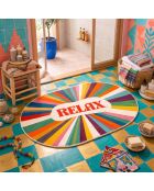 Dc 8107 mehrfarbige Badematte - 60x90 cm