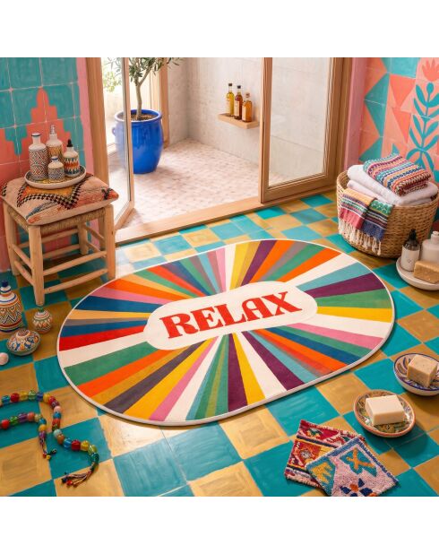 Tappetino da bagno multicolore Dc 8107 - 60x90 cm