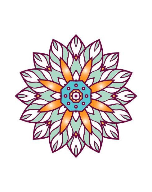 Tapis Hmnt945 multicolore - 50x80 cm