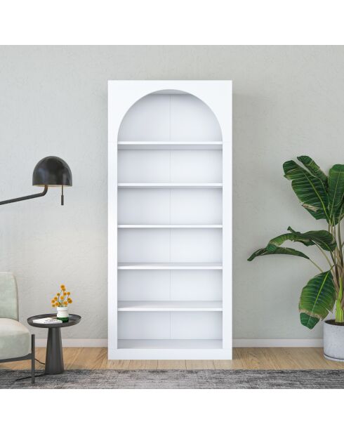 Boekenkast HC116 - 3142 wit - 80×31,5×180 cm
