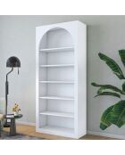 Boekenkast HC116 - 3142 wit - 80×31,5×180 cm