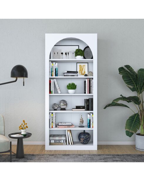 Boekenkast HC116 - 3142 wit - 80×31,5×180 cm