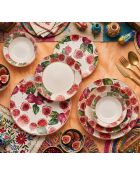24 pièces Service de table Figs multicolores