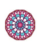 Tapis Hmnt943 multicolore - 50x80 cm