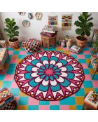 Tapis Hmnt943 multicolore - 50x80 cm