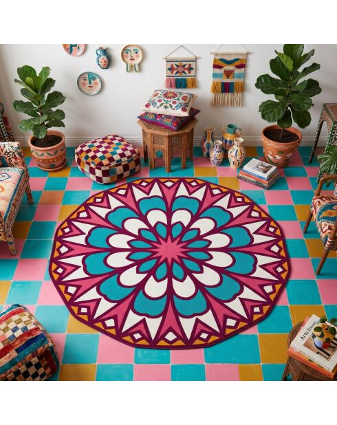 Tapis Hmnt943 multicolore - 50x80 cm