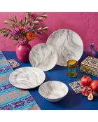24 pièces Service de table Berry multicolores
