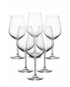 4 pièces de verres à vin Avantgarde-490 transparent - 9,1x9,1x21,8 cm
