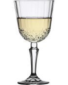 3 pièces de verres à vin Pb 440230-3 transparentes - 9,3x9,3x18,6 cm
