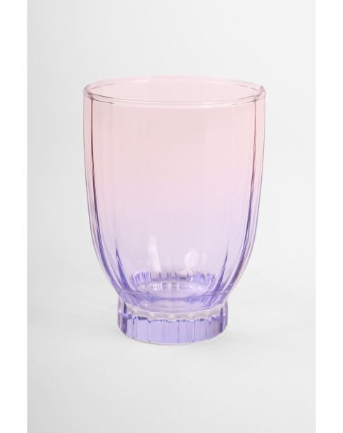 4 pièces de verres Elite 320 violet - 7,9x7,9x11 cm