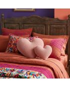 Coussin Teddy Kalp Big rose - 42x45x12 cm
