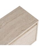 Meuble TV Sentinel travertin - 160×30×42 cm