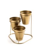 Accessorio decorativo in metallo Ged 014 B oro - D. 9 cm